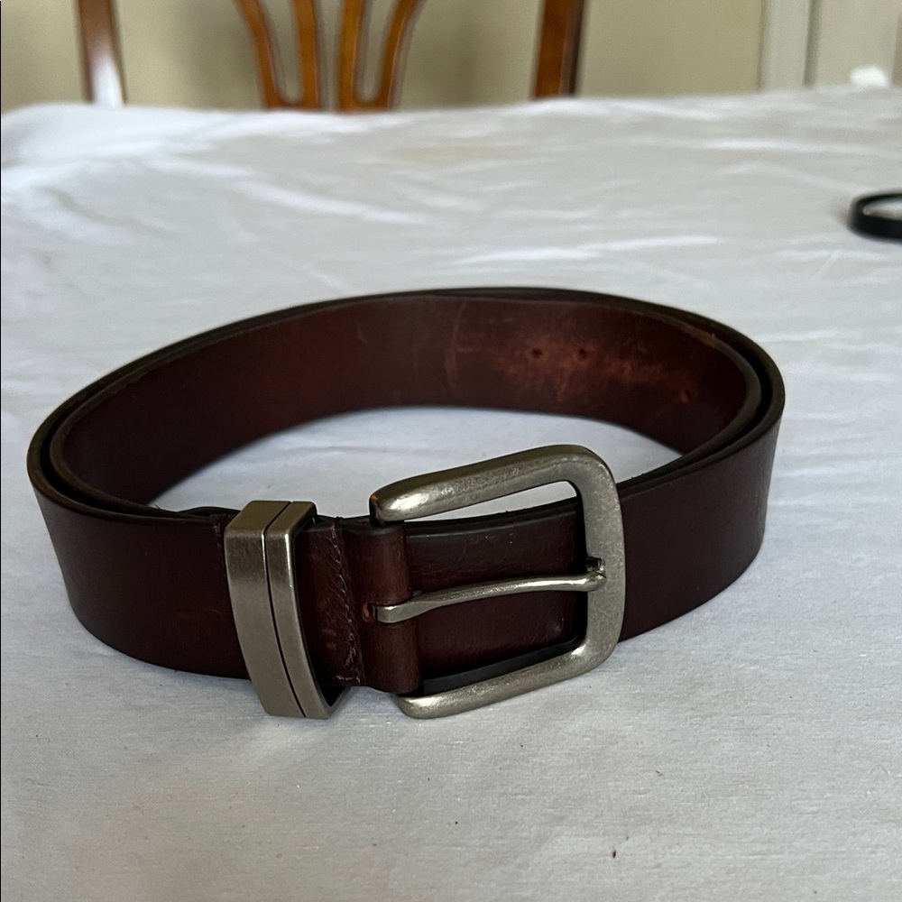 Men's Brown Leather Belt